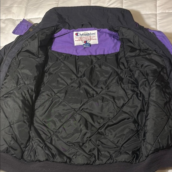 Vintage Champion Kansas State Wildcats Jacket Black Purple
Quilted - Picture 5 of 10